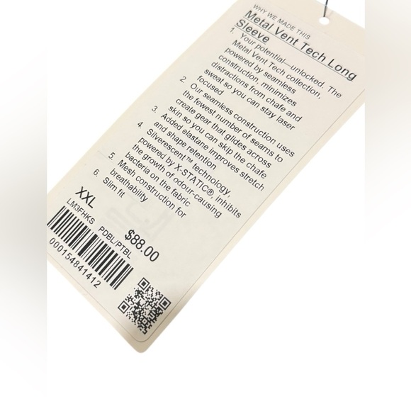 LULULEMON | Metal Vent Tech Long-Sleeve Shirt Pipe Dream Blue/Pitch Blue XXL - Picture 7 of 9